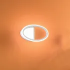 Llambë Muri LED me Strukturë Metal të Bardhë ose Ari - Raissa Viadurini