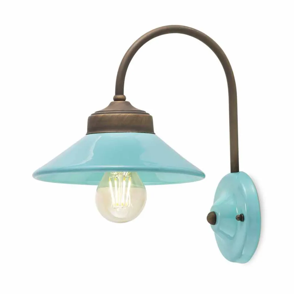 Dritat në mur qeramik me ngjyra dhe bronzi Alice Ferroluce Viadurini