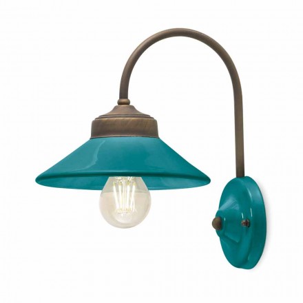 Dritat në mur qeramik me ngjyra dhe bronzi Alice Ferroluce Viadurini