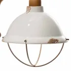 Sconces mur qeramike dhe stil industrial Skyler metalik Viadurini