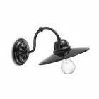 Llambë në mur qeramik me shkëlqim Ferroluce Retro Viadurini