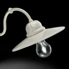 Llambë në mur qeramik me shkëlqim Ferroluce Retro Viadurini