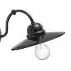 Llambë në mur qeramik me shkëlqim Ferroluce Retro Viadurini