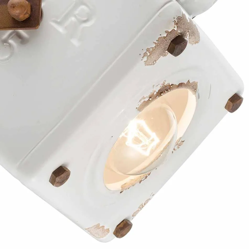 Qeramikë industriale dhe hekuri Julia në stilin e cilësisë së mirë Viadurini