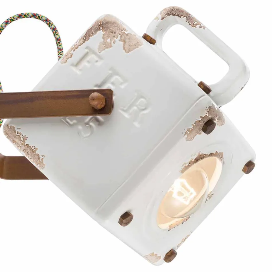 Qeramikë industriale dhe hekuri Julia në stilin e cilësisë së mirë Viadurini