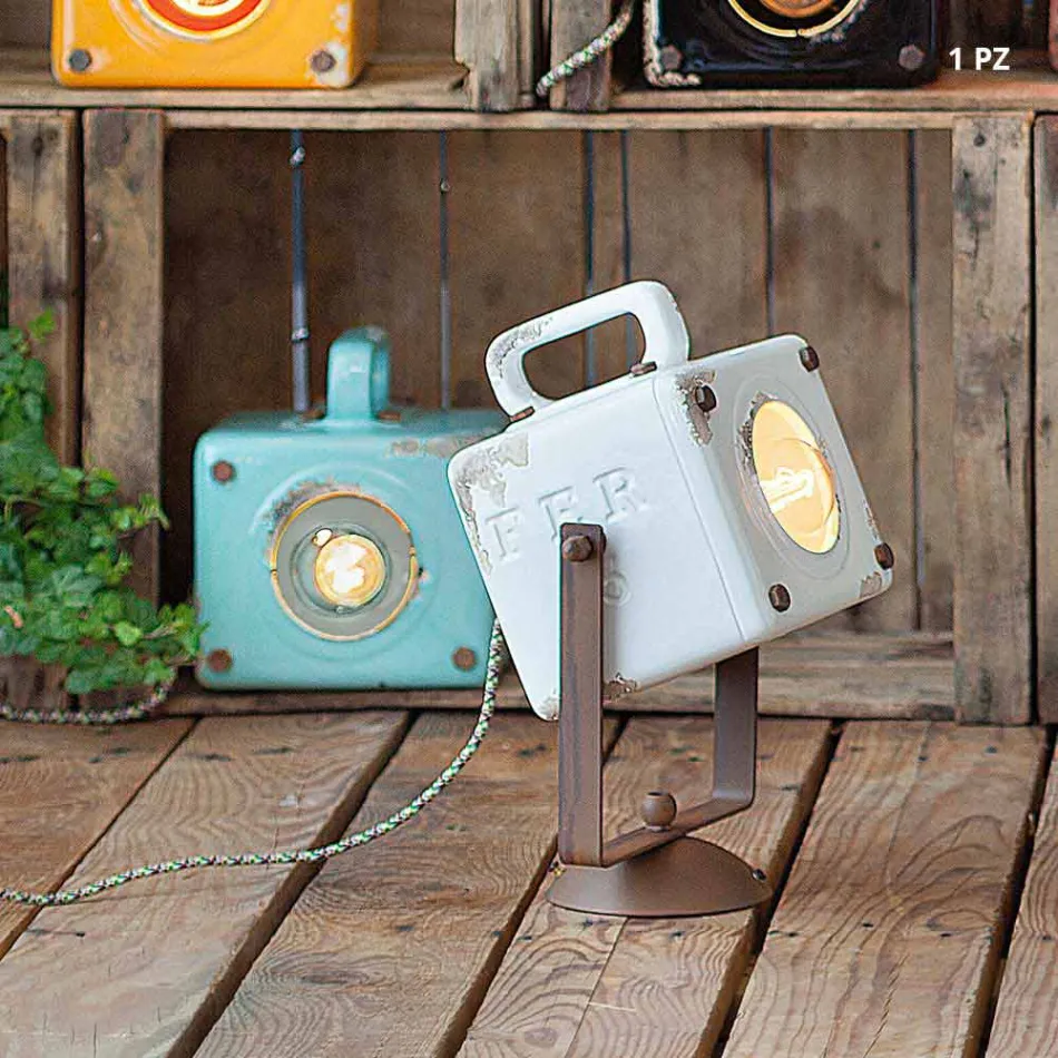 Qeramikë industriale dhe hekuri Julia në stilin e cilësisë së mirë Viadurini