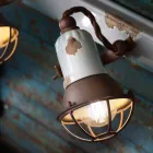 Dizajn aplikativ dhe tre dritë ndriçimi qeramike dhe metalike Lacey Viadurini