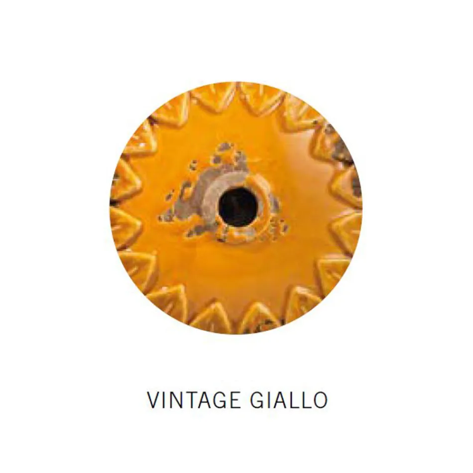 Llambë muri me dizajn industrial në hekur dhe qeramikë të punuar me dorë - Grunge Viadurini