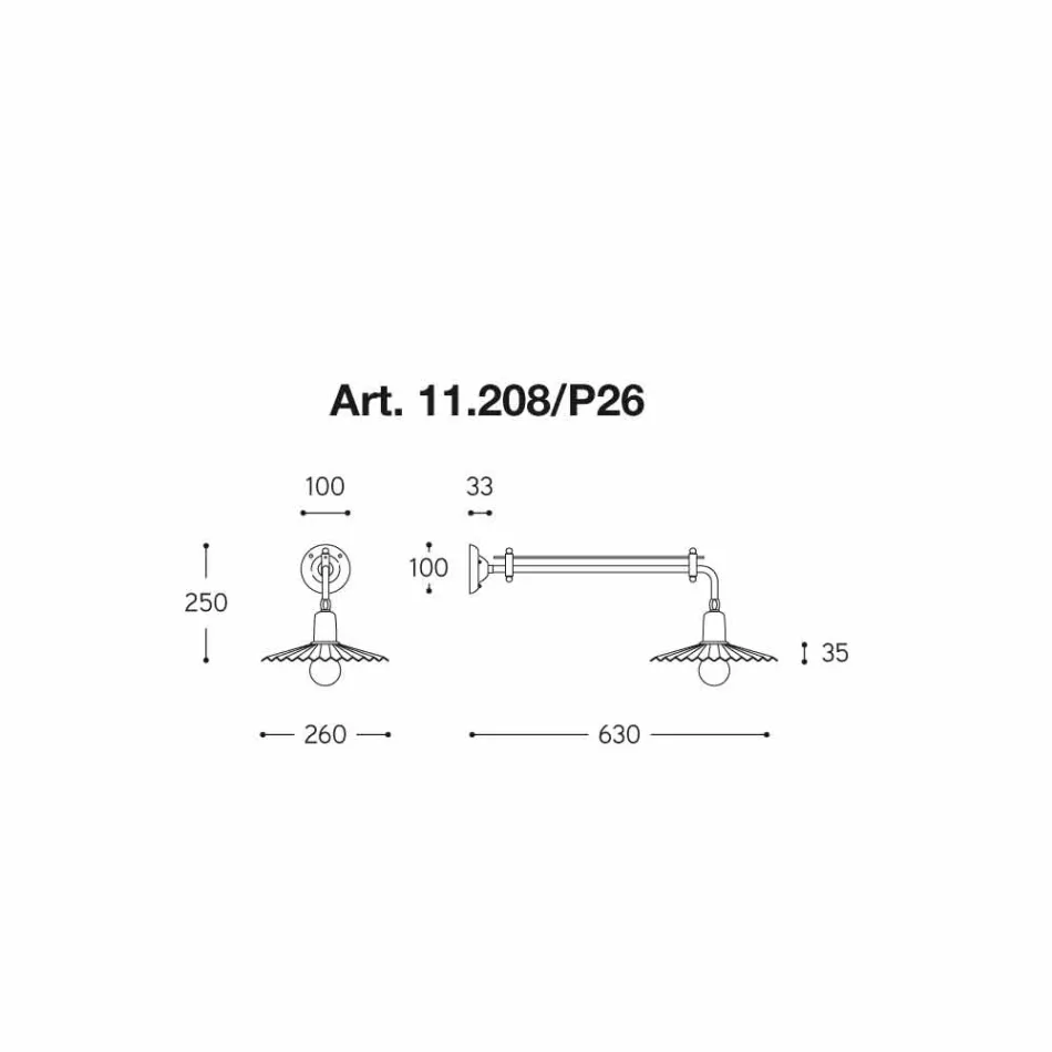 Linja e modelit modern të mureve Civetta nga Aldo Bernardi Viadurini