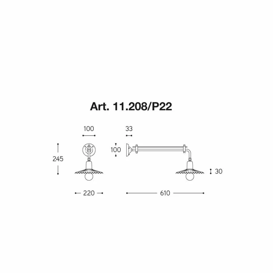 Linja e modelit modern të mureve Civetta nga Aldo Bernardi Viadurini