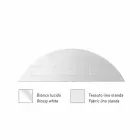 Dizajni Llambë Muri në Argjend Metal ose Fund të Bardhë Prodhuar në Itali - Kërce Viadurini