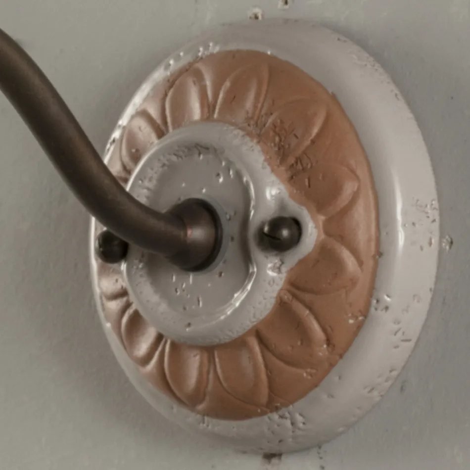 Llambë muri në natyrë në Galestro dhe Metal e punuar me dorë në Itali - Toscot Spoleto Viadurini