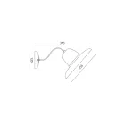 Llambë muri në natyrë në Galestro dhe Metal e punuar me dorë në Itali - Toscot Spoleto Viadurini