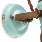 Applique Spotlight Stil Industrial I punuar me dorë në Hekur dhe Qeramikë - Loft Viadurini