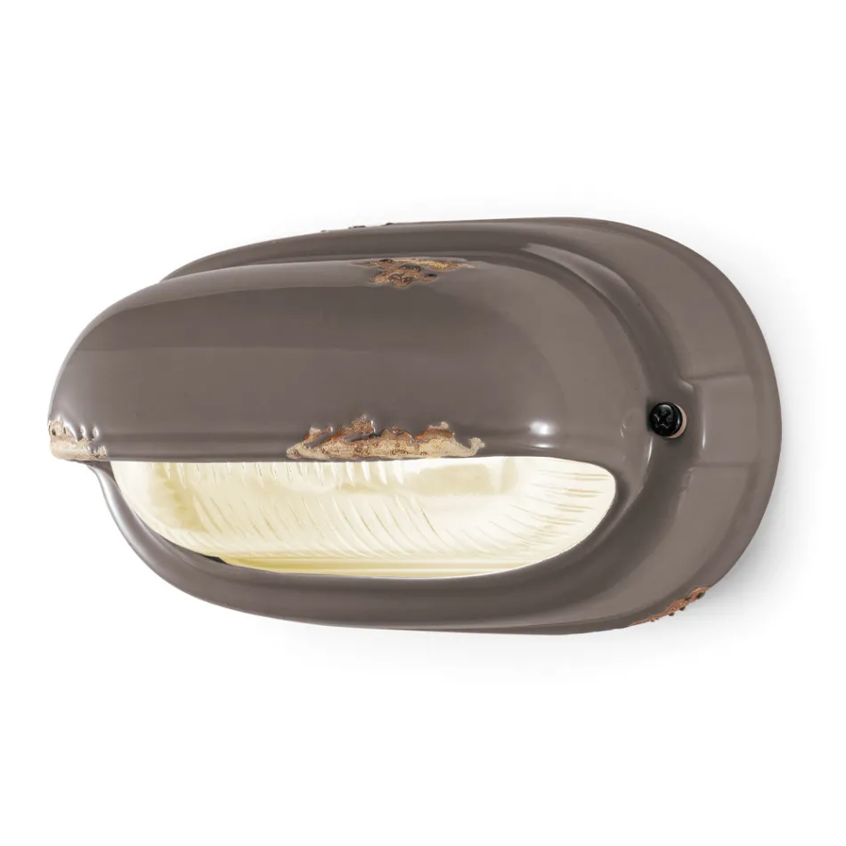 Aplikacion hekuri horizontal qeramike dhe industriale i punuar me dorë - Vintage Viadurini