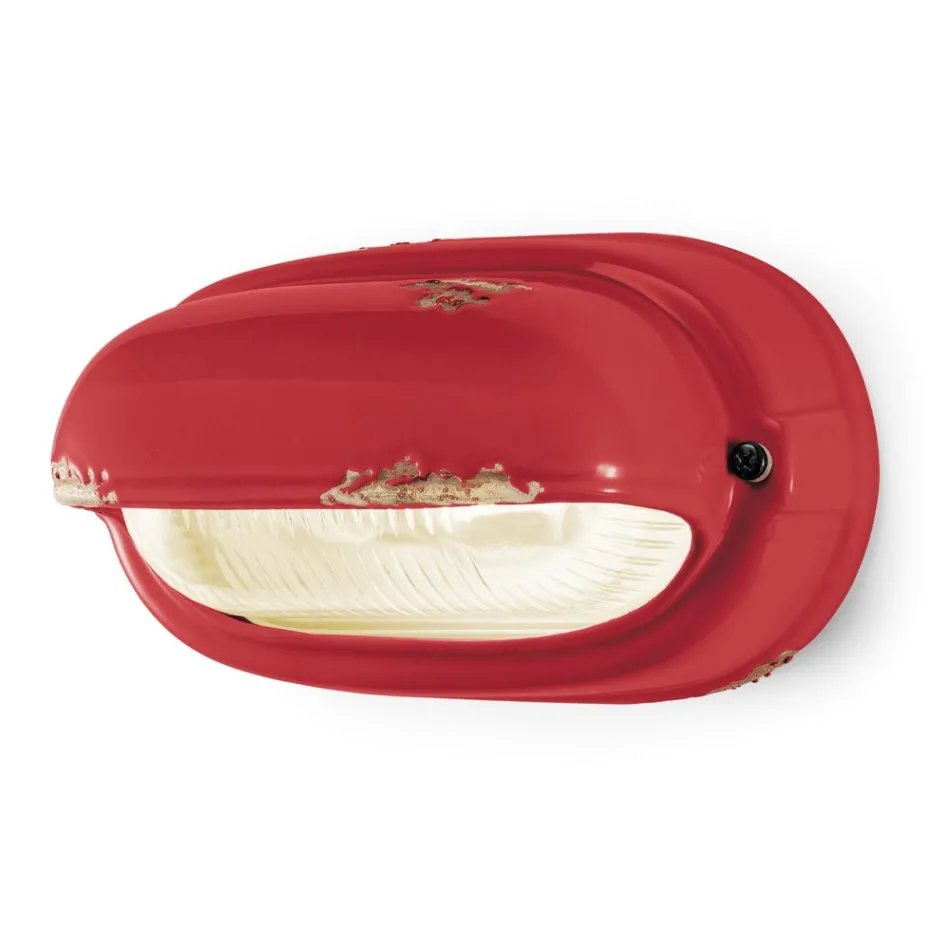 Aplikacion hekuri horizontal qeramike dhe industriale i punuar me dorë - Vintage Viadurini