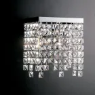 Llambë Muri prej Hekuri të Kromuar me Gurë të Rreshtë të Prodhuar në Itali për Dekorim të Brendshëm - Afrikë Viadurini