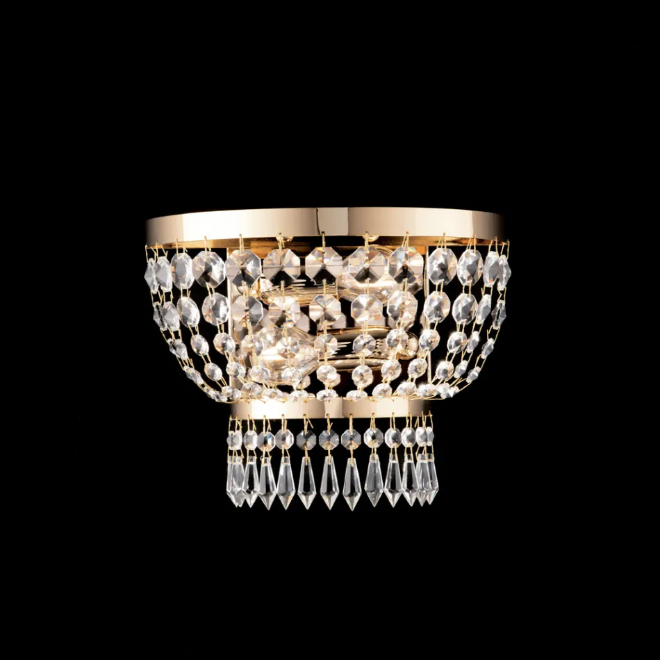 Aplikacion prej hekuri dhe ari i prodhuar në Itali me gurë të çmuar për dekorim të brendshëm - Austri Viadurini