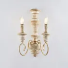 Drita Muri prej Druri dhe Hekuri të Llakuar të Prodhuar në Itali për Dekorim të Brendshëm - Toskanë Viadurini