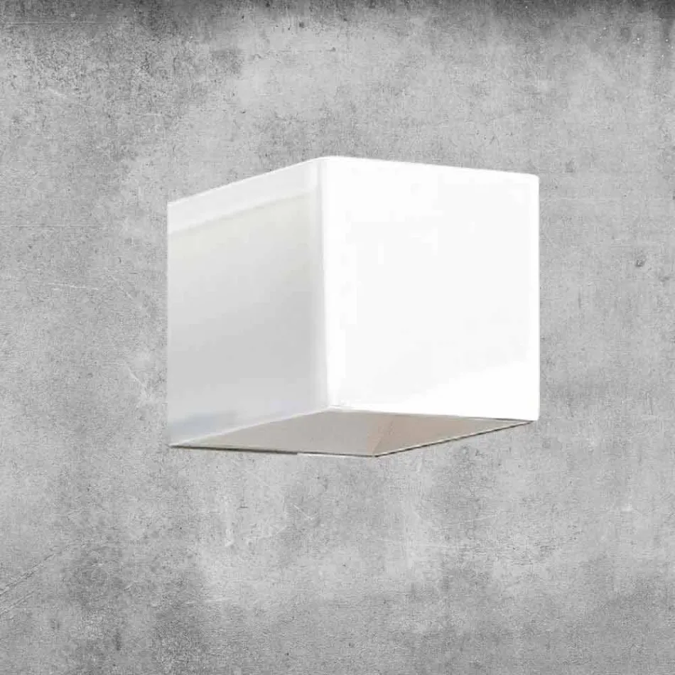 Llambë muri në bronz dhe gips të prodhuar në Itali - Cubetto Aldo Bernardi Viadurini