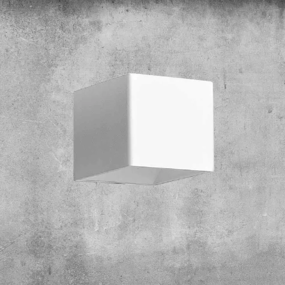 Llambë muri në bronz dhe gips të prodhuar në Itali - Cubetto Aldo Bernardi Viadurini