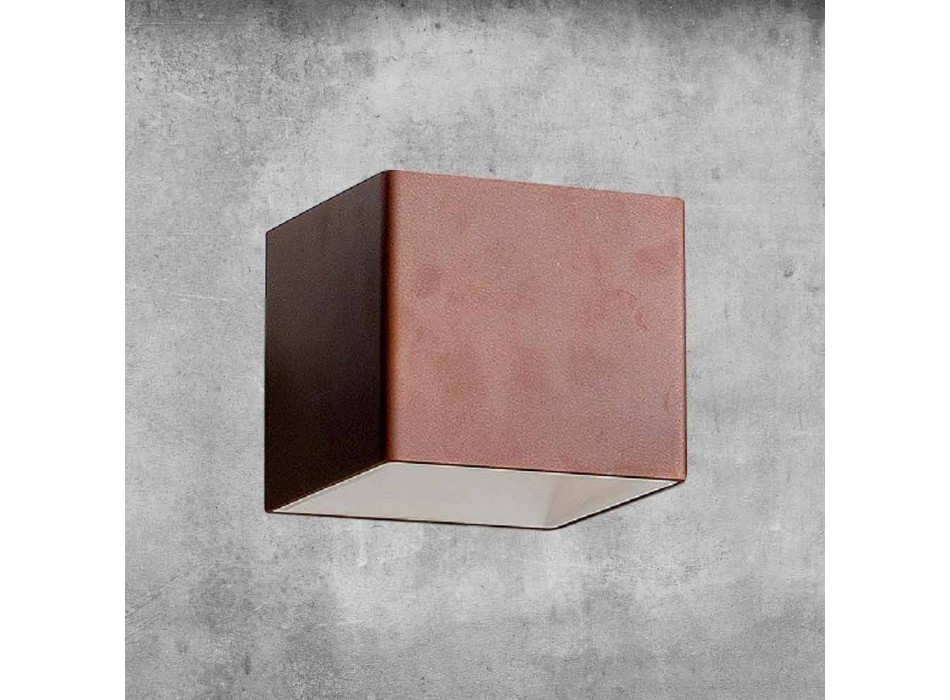 Llambë muri në bronz dhe gips të prodhuar në Itali - Cubetto Aldo Bernardi Viadurini