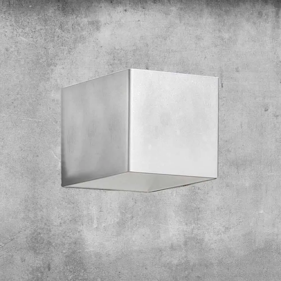 Llambë muri në bronz dhe gips të prodhuar në Itali - Cubetto Aldo Bernardi Viadurini