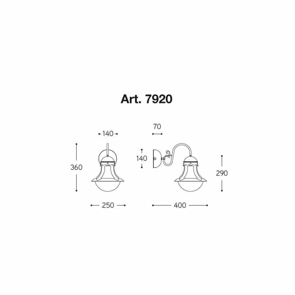 Muri prej bronzi dhe xhami i fryrë Loggia Viadurini