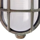 Llambë Muri Vintage prej Tunxhi me Opal/Xham Transparent - Sirenë Viadurini
