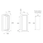 Llambë Muri Vintage prej Tunxhi, Prizë E27 dhe Dritë Atmosferike e Prodhuar në Itali - Kristal Viadurini