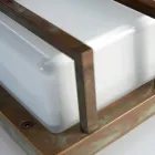 Llambë Muri Vintage prej Tunxhi, Prizë E27 dhe Dritë Atmosferike e Prodhuar në Itali - Kristal Viadurini