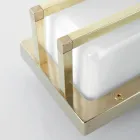 Llambë Muri Vintage prej Tunxhi, Prizë E27 dhe Dritë Atmosferike e Prodhuar në Itali - Kristal Viadurini