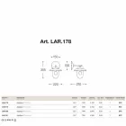 Applique La Traviata bakri, qelqi dhe bronzi antik Viadurini