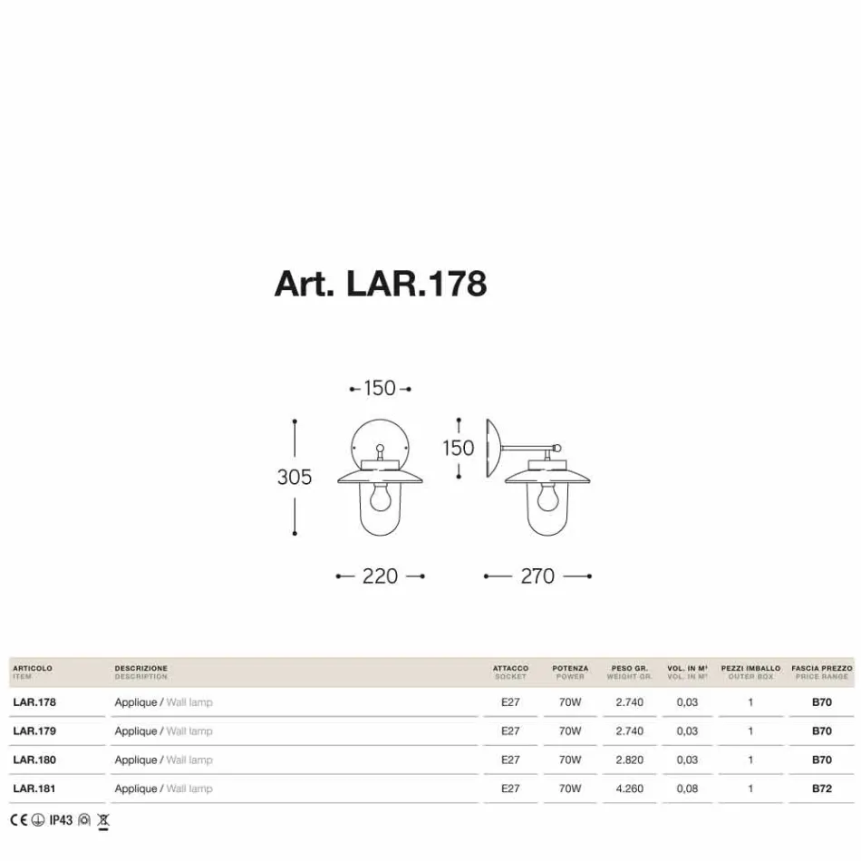 Applique La Traviata bakri, qelqi dhe bronzi antik Viadurini