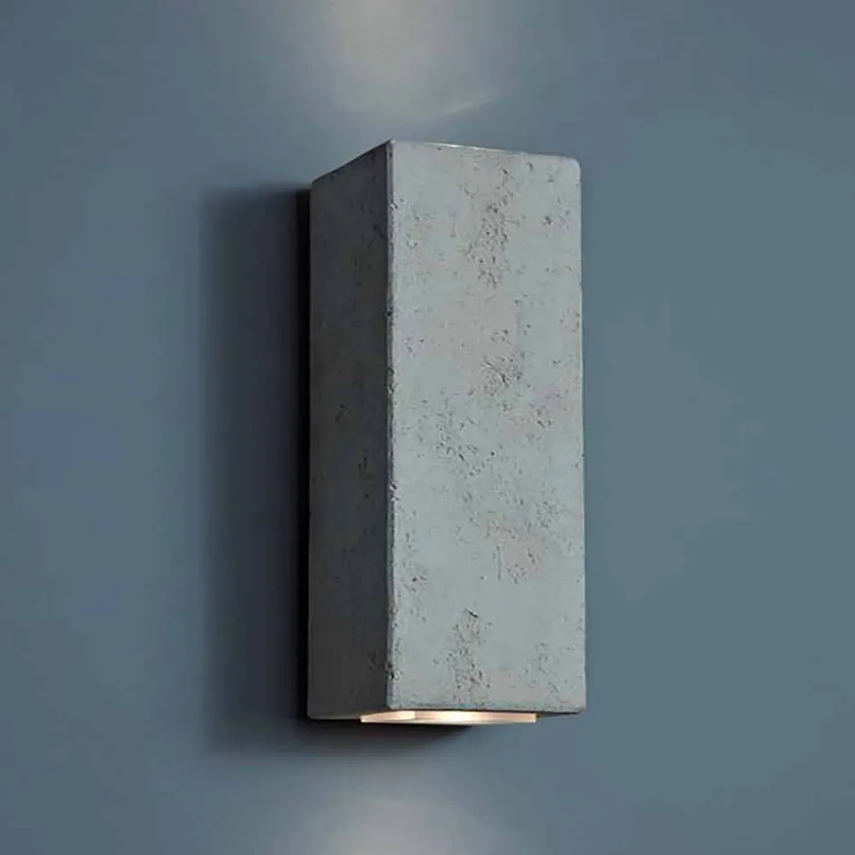 Smith - dritë muri LED në dritën Toscot në hartimin e enës prej balte H 24 cm Viadurini