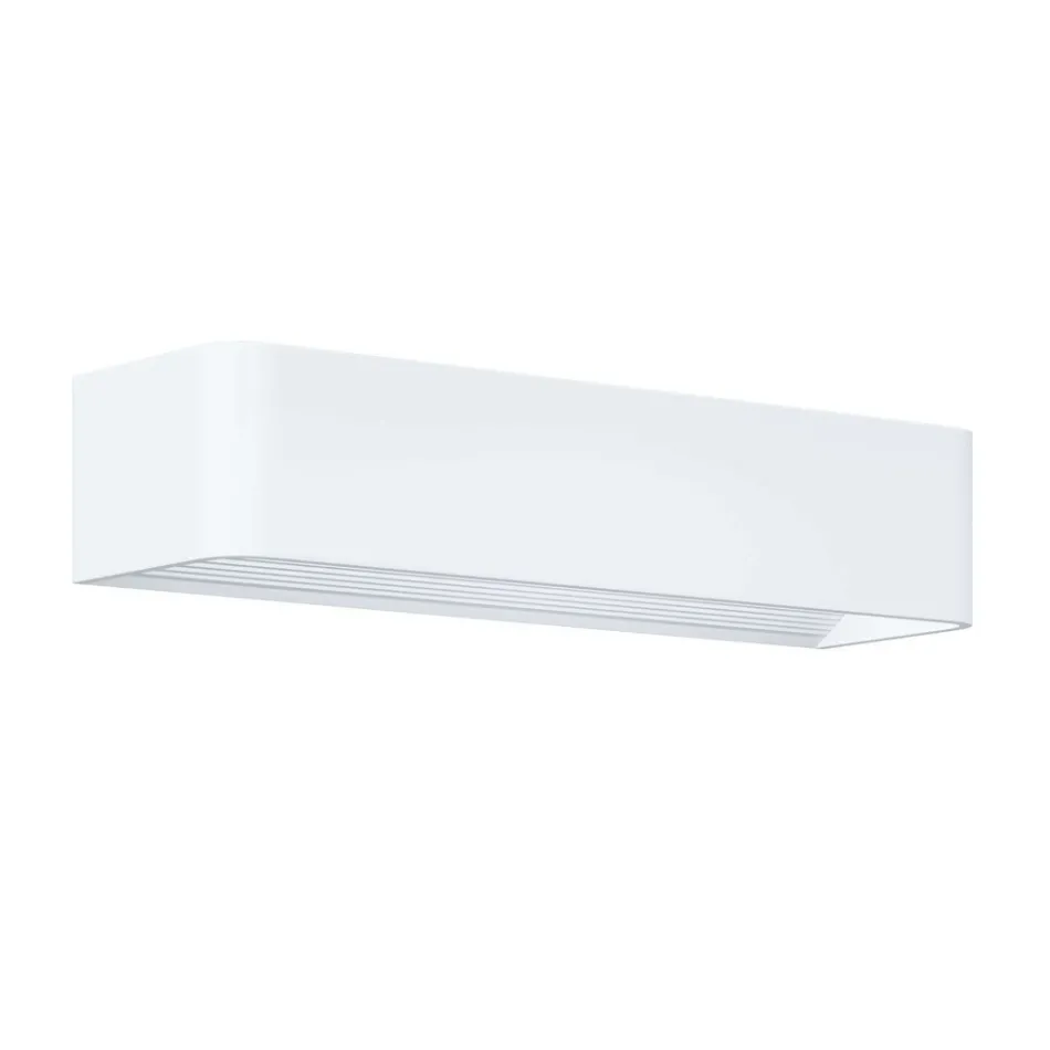 Llambë muri Led për ambiente të brendshme në alumin e bardhë, të zezë ose korten - Renella Viadurini