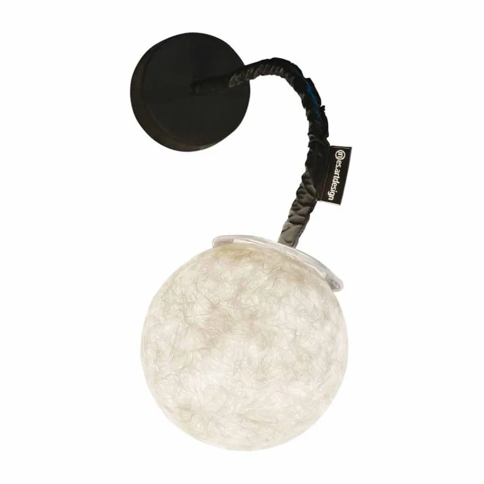 Dritë muri moderne In-es.artdesign Micro Luna Dritë muri në nebulit Viadurini