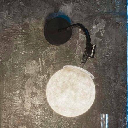 Dritë muri moderne In-es.artdesign Micro Luna Dritë muri në nebulit Viadurini