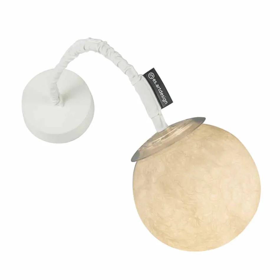 Dritë muri moderne In-es.artdesign Micro Luna Dritë muri në nebulit Viadurini