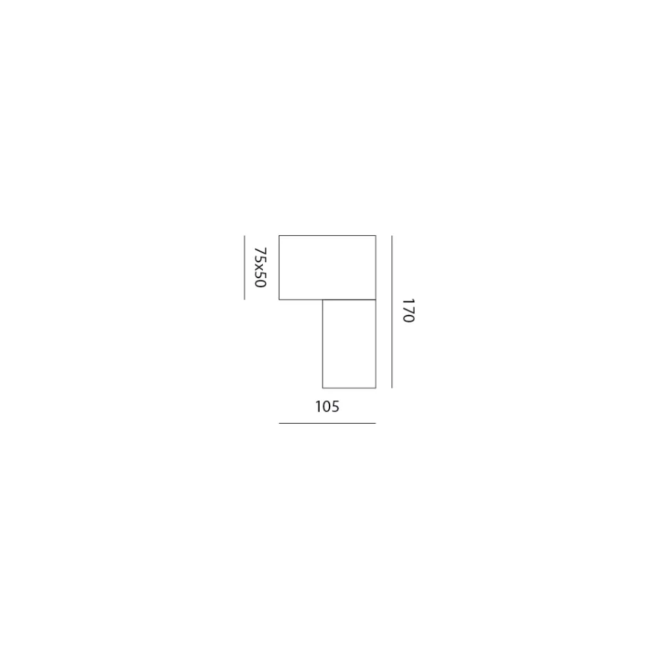 Llamba moderne e murit në bakër qeramike dhe të krehur të prodhuar në Itali - Toscot Match Viadurini