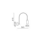 Drita muri Inteno me dekorime të ndryshme Made in Italy - Lady Viadurini