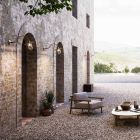 Applique muri në tunxh, bakër dhe qelq në Itali - Chiocciola Viadurini
