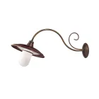 Applique muri në tunxh, bakër dhe qelq në Itali - Chiocciola Viadurini