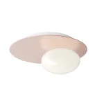 Dritë muri ose tavani prej alumini, metali dhe xhami të bardhë - Luma Viadurini