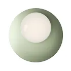 Dritë muri ose tavani prej alumini, metali dhe xhami të bardhë - Luma Viadurini