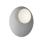 Dritë muri ose tavani prej alumini, metali dhe xhami të bardhë - Luma Viadurini