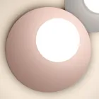 Dritë muri ose tavani prej alumini, metali dhe xhami të bardhë - Luma Viadurini