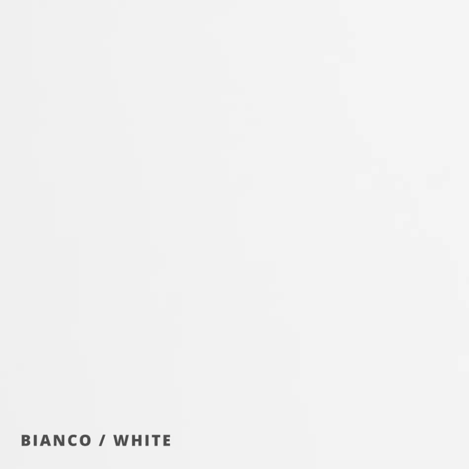 Dritë muri ose tavani prej alumini, metali dhe xhami të bardhë - Luma Viadurini