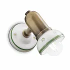 Sconce e rregullueshme mur prej qeramike Savona nga Ferroluce Viadurini