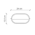 Llambë muri horizontale në natyrë me lule qeramike të lyera me dorë - Brindisi Viadurini